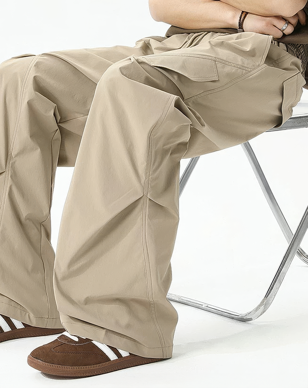 ♂Street Loose Cargo Pants
