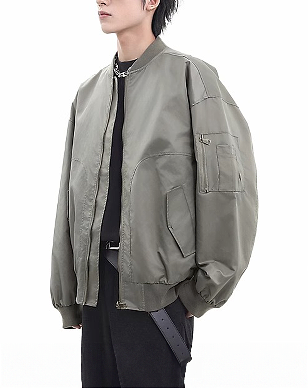 ♂Plain Flight Jacket