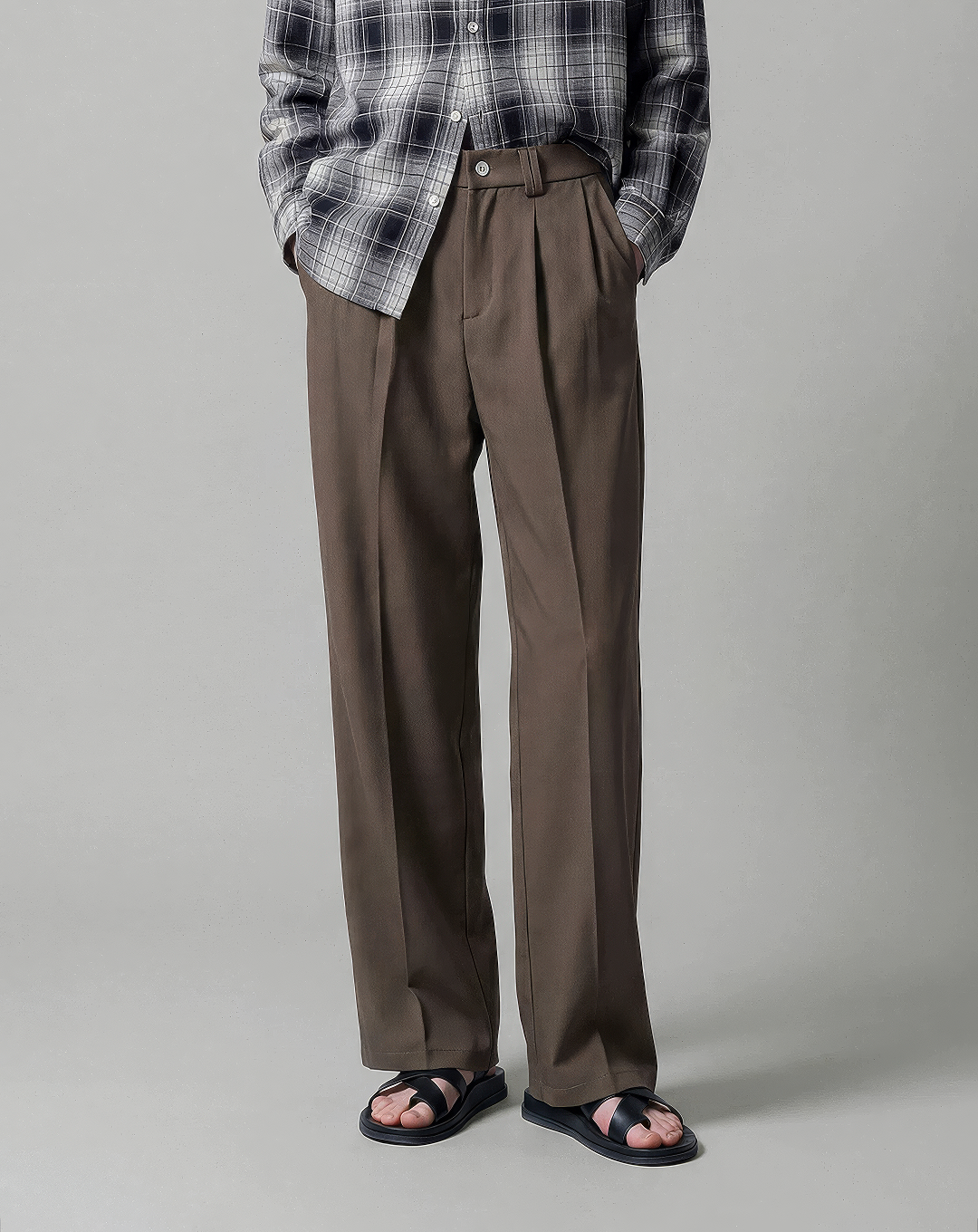 ♂♀Straight Wide Leg Trousers