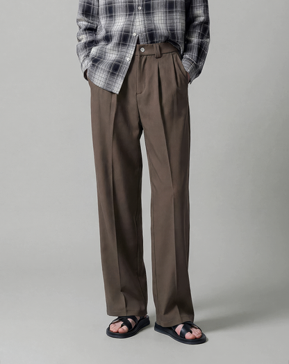 ♂♀Straight Wide Leg Trousers