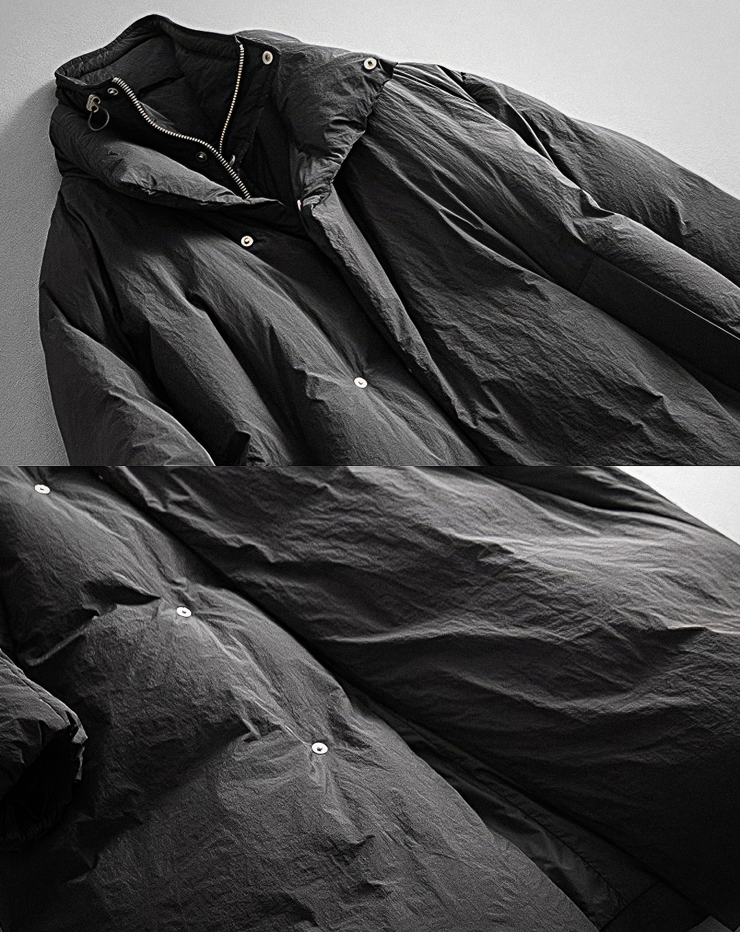 ♂Oversize Stand Collar Coat