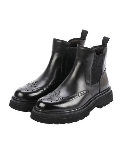 ♂本革／Wingtip Side Gore Boots