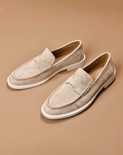 ♂Flat Sole Suede Loafers