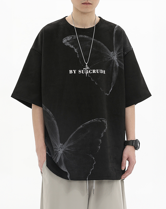 ♂Butterfly Print T-shirt