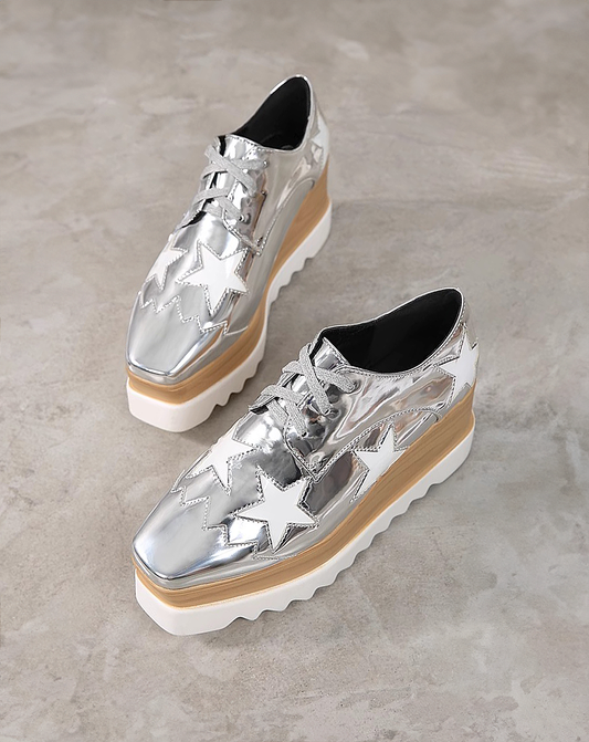 ♀Enamel Platform Shoes