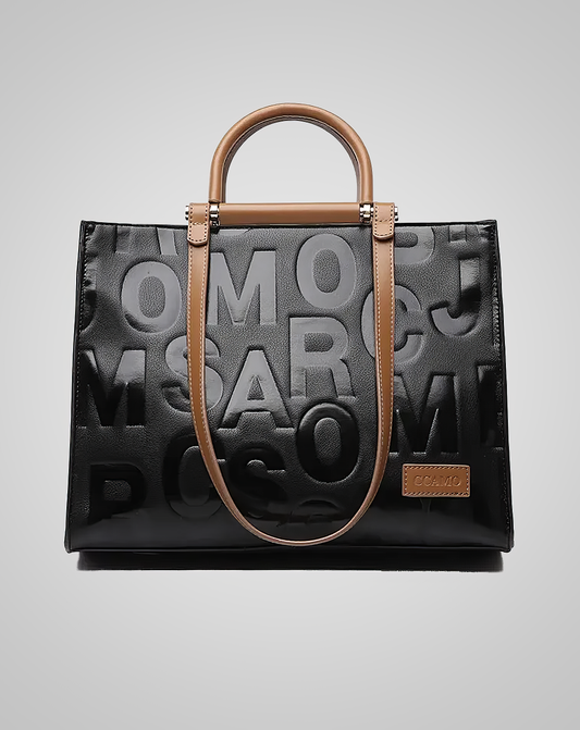 ♀本革／Embossed Logo Bag