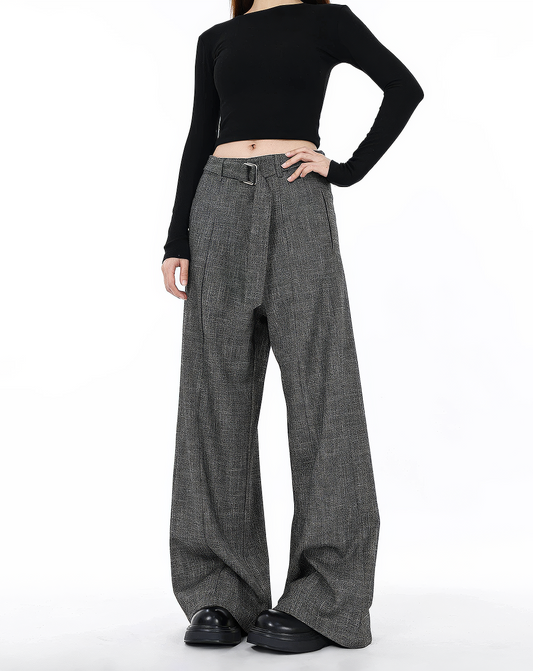 ♀Noble Belted Wide Pants