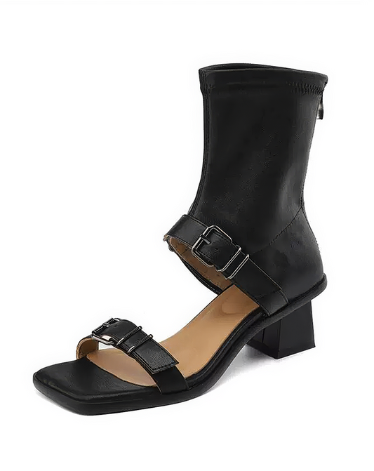♀本革／Urban Boot Cut Sandals