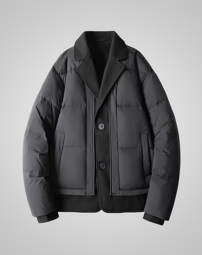 ♂Hybrid Lapel Puffer Jacket