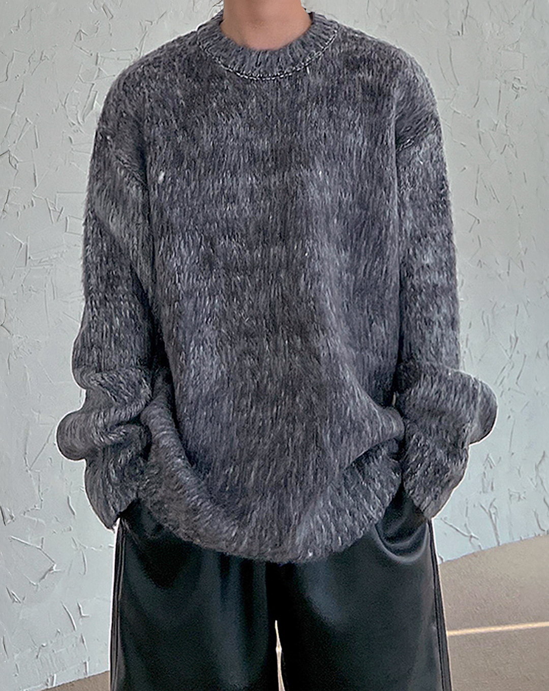 ♂Mohair Touch Sweater