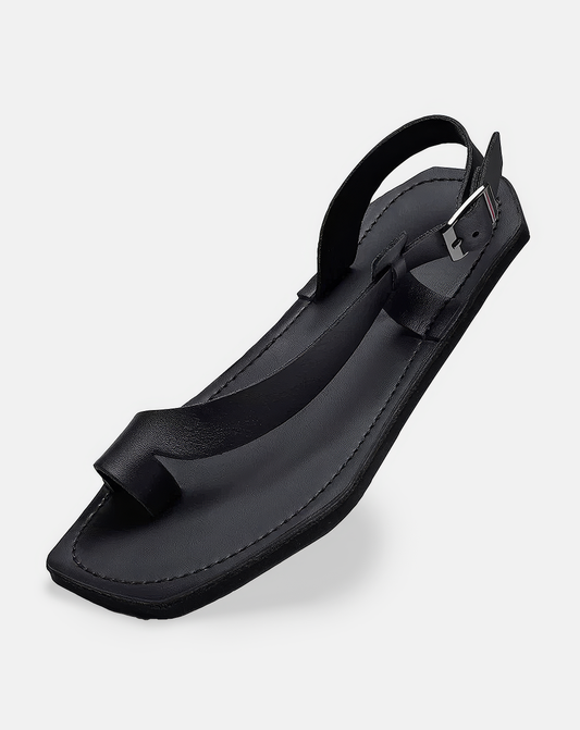 ♀Square Toe Flat Sandals