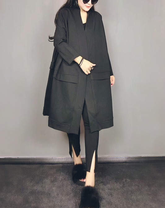 ♀Loose Silhouette Long Cardigan