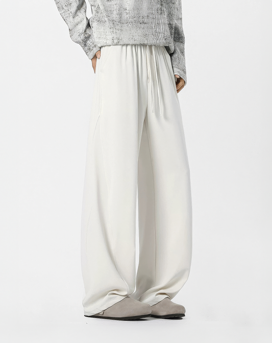 ♂Drawstring Wide Leg Pants