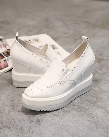 ♀本革／Wingtip Slip-on Shoes