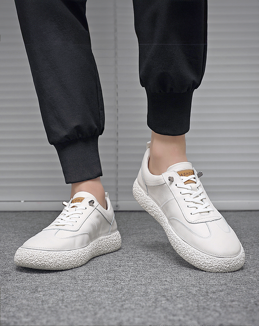 ♂♀White Casual Sneakers