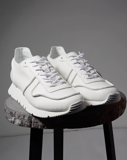 ♂♀本革／Radiant Mono Leather Sneakers