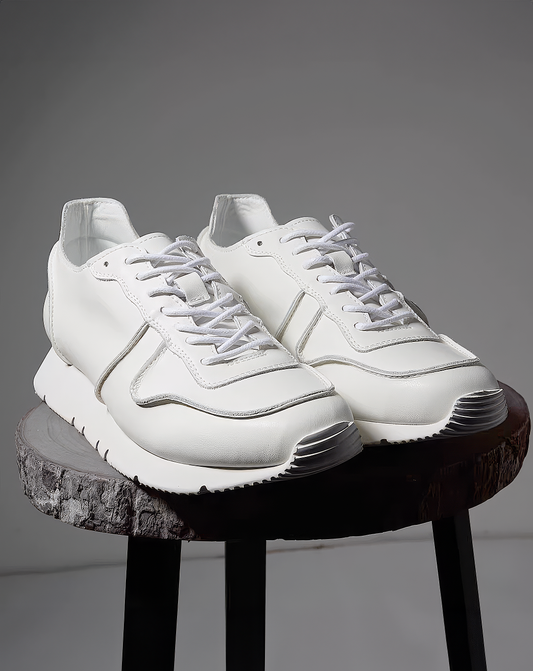 ♂♀本革／Radiant Mono Leather Sneakers