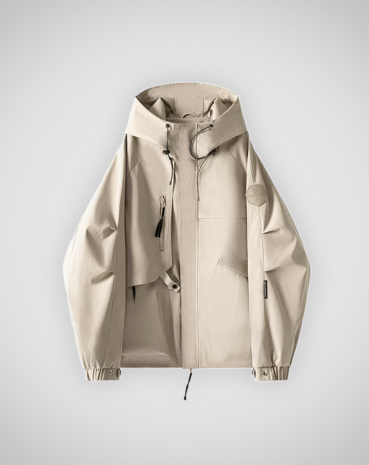 ♂Oversized Hooded Technical Jacket