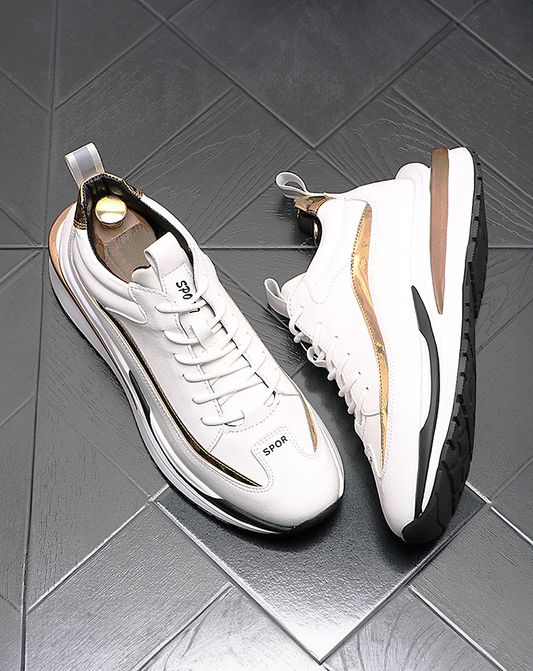 ♂♀Gold Line Sneakers