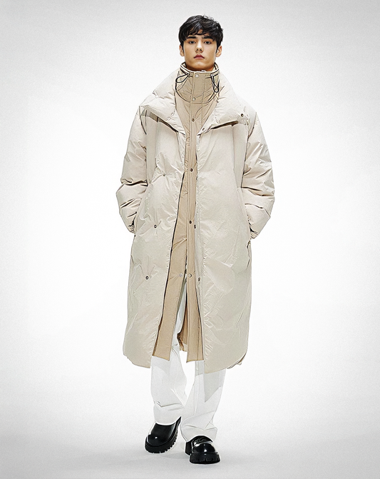 ♂Oversize Stand Collar Coat