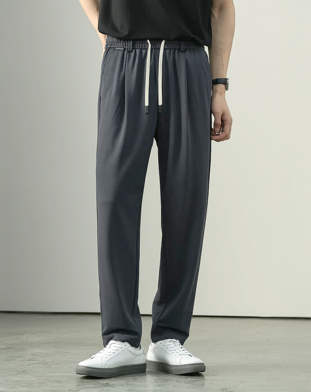 ♂Fluid Drape Casual Pants