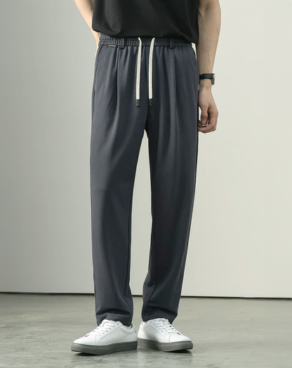 ♂Fluid Drape Casual Pants