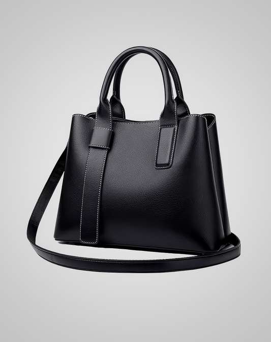 ♀本革／Stitched Leather Belt Bag