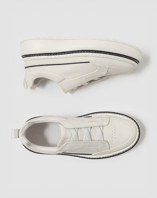 ♂♀本革／Verse Pure White Sneakers