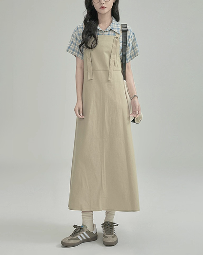 ♀Straight Cut Jumper Dress