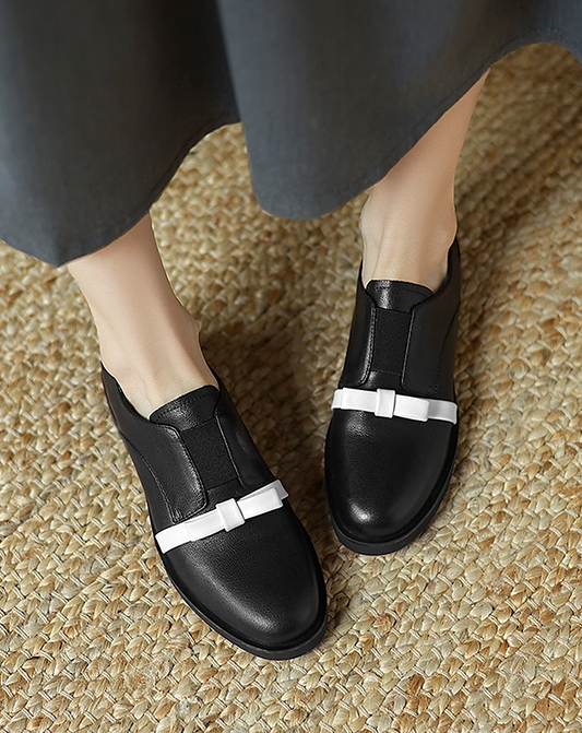 ♀Ribbon Accent Loafers
