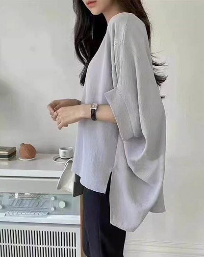 ♀Flowing Line Sleeve Shirt