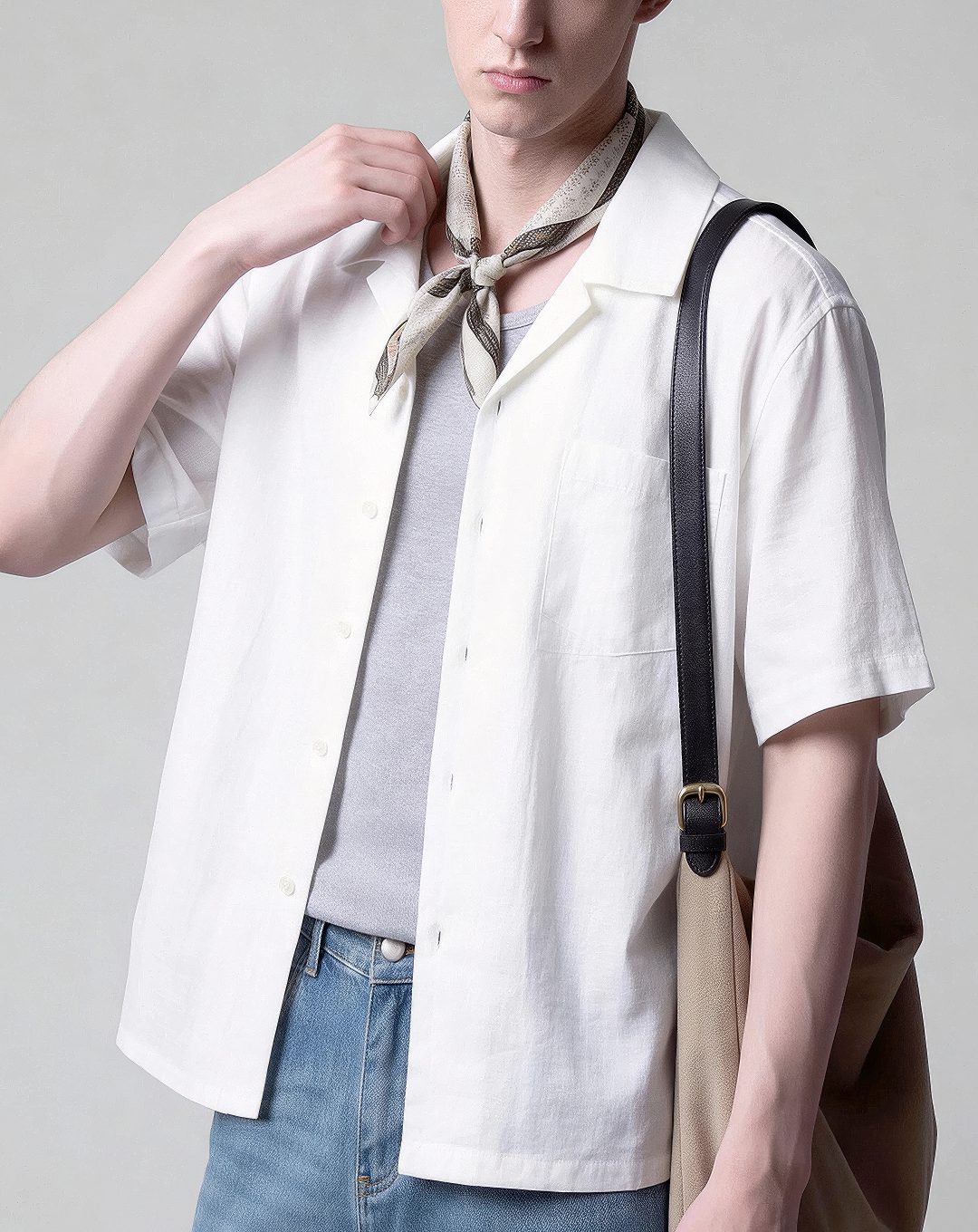 ♂♀Short Sleeve Cotton Shirt