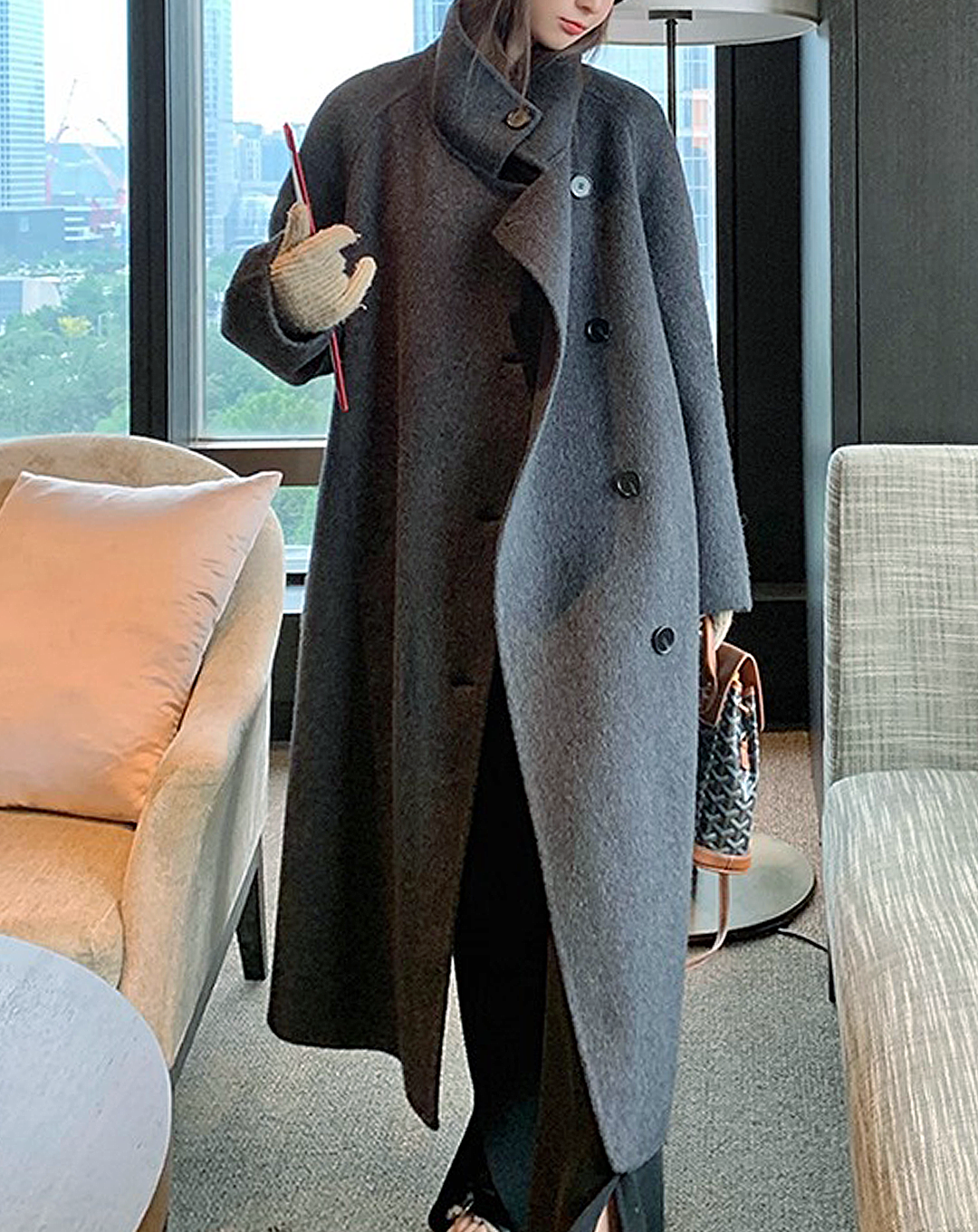 ♀Oversize Wool Coat