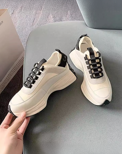 ♀本革／Grip Rise Sneakers