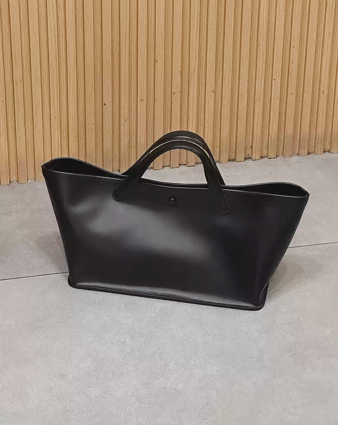 本革／Leather Boat Tote Bag