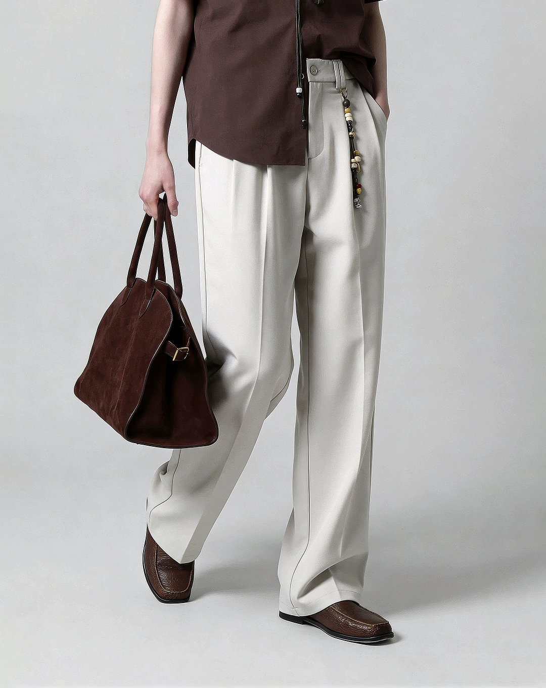 ♂♀Straight Wide Leg Trousers