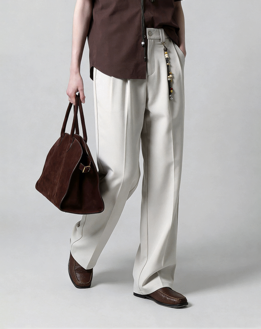 ♂♀Straight Wide Leg Trousers