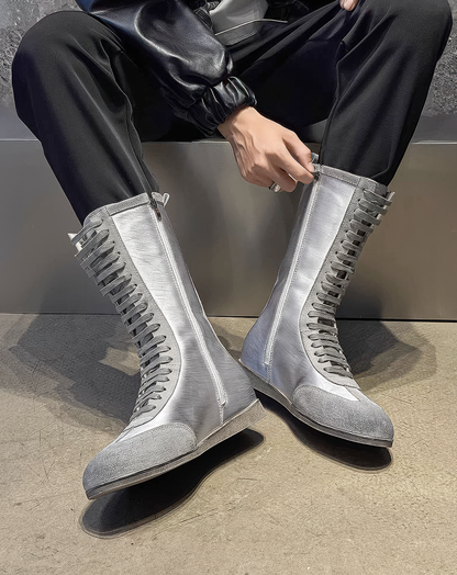 ♂♀Secret Sole Lace-up Boots
