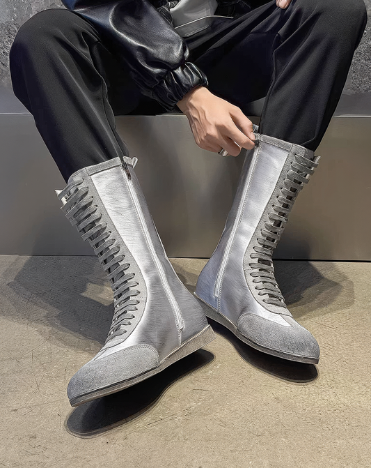 ♂♀Secret Sole Lace-up Boots
