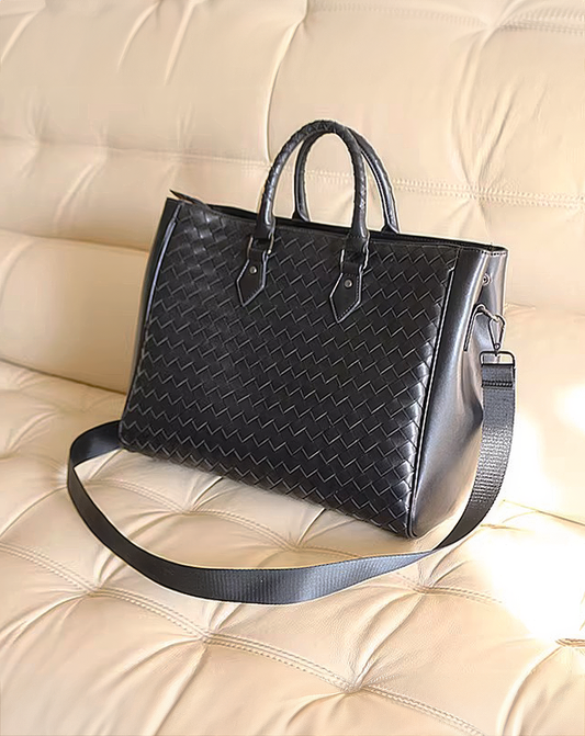 ♂本革／Woven Leather Bag