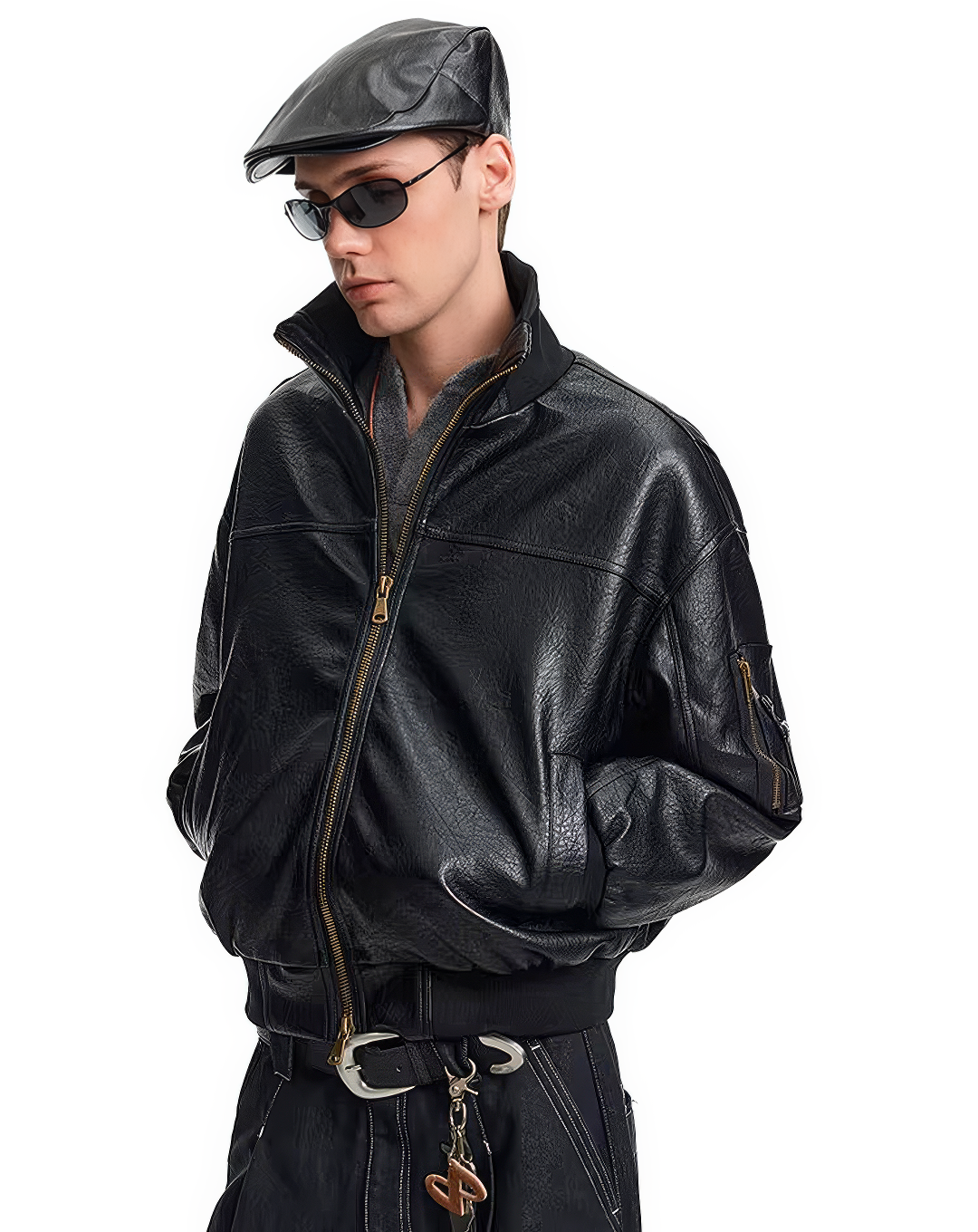 ♂Vintage Style Leather Jacket