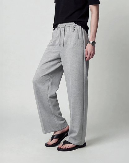 ♂♀Cotton Blend Drawstring Pants