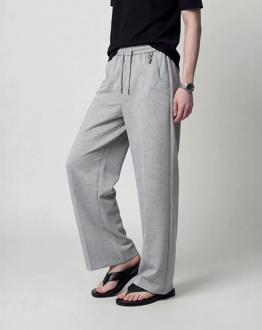 ♂♀Cotton Blend Drawstring Pants