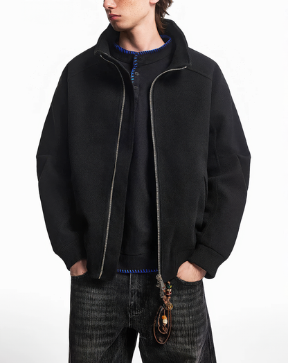 ♂♀ Zip Melton-like Jacket