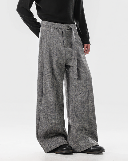 ♂Fluid Wide Straight Pants