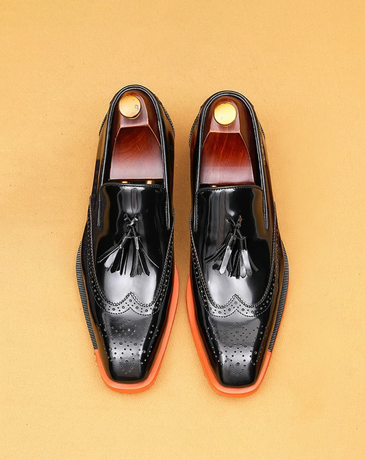 ♂本革／Tassel Wingtip Leather Shoes