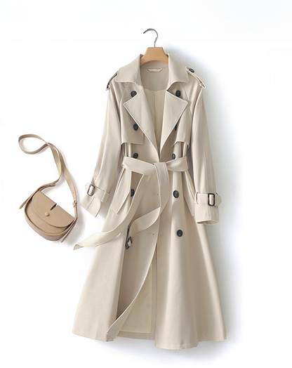 ♀Off White Trench Coat
