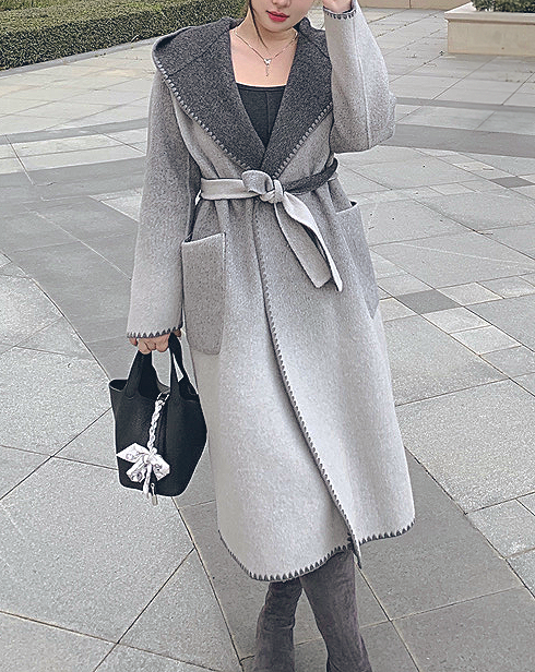 ♀Gradient Robe Coat