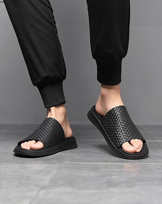 ♂Leather Chic Sandals