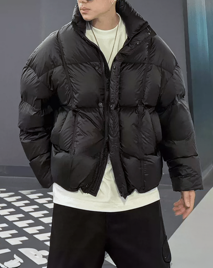 ♂High Collar Puffer Jacket